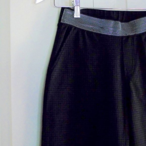 Hue Brown Hound's-tooth Check Wide Legged Pants US Size Small Never Worn - Picture 4 of 10